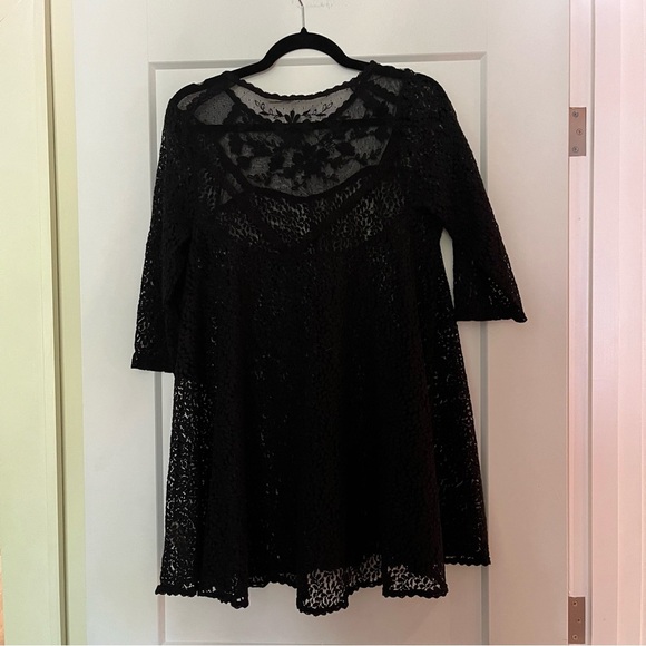 Free People Tops - Free People Lace Tunic with Beading